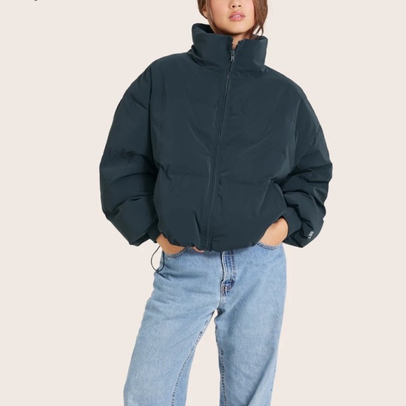 NWT SET Active Oversized Puffer in Oxford Blue Size M - Picture 2 of 7